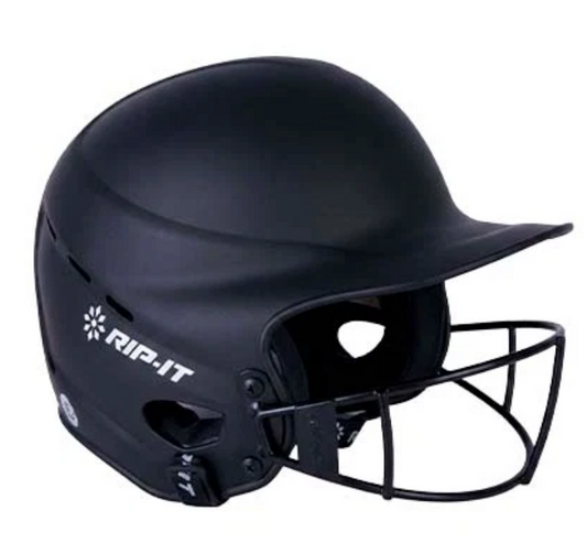 Black Rip-It Helmet with PFA Sticker