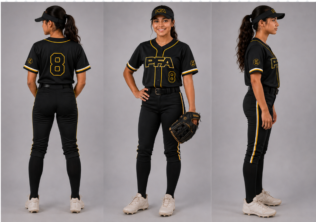 PFA softball uniform 14U
