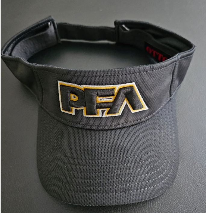 Black Visor with PFA Logo