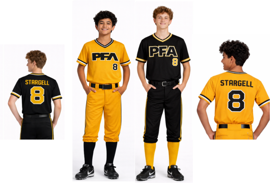 PFA baseball travel uniform 14U